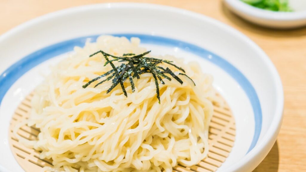 Sweet Cinnamon Cold Noodle Dessert
