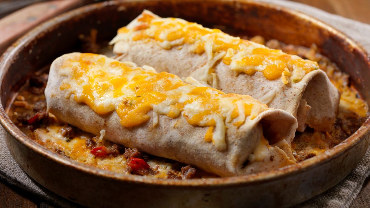 Cheesy Burrito (Steak)